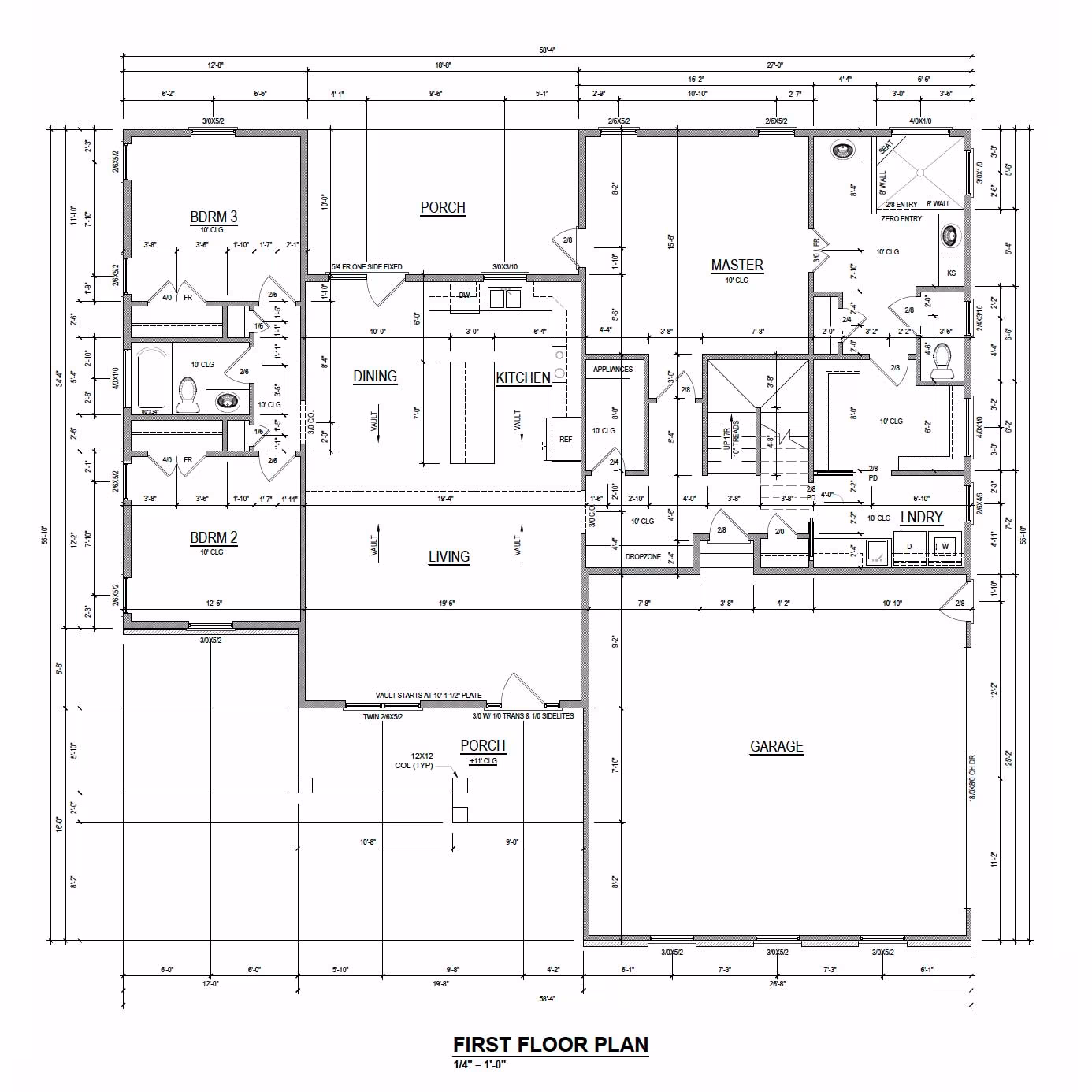 The Fox Hollow First Floor Plan
